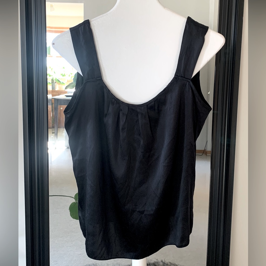 Black Canvas Backs Cami